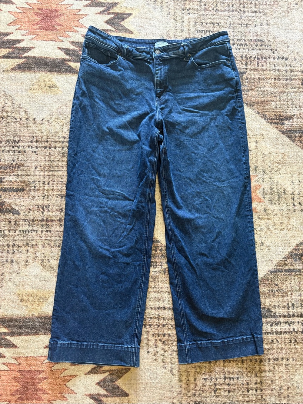Maurice’s 22W Regular High Rise Wide Leg Dark Wash Jeans
